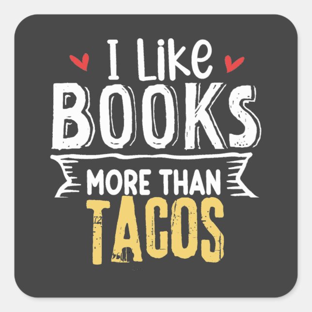  Love of Reading and Learning Square Sticker (Front)