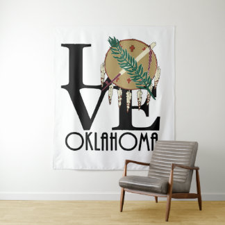 LOVE Oklahoma Tapestry
