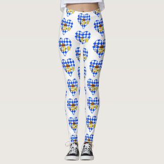 love oktoberfest emoji leggings