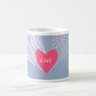 Love On A Heart Coffee Mug