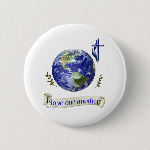 Love on another 6 cm round badge