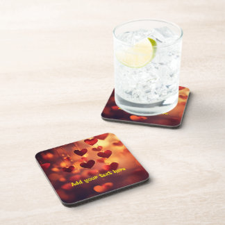 "Love on Every Table" – Customisable Coaster Set