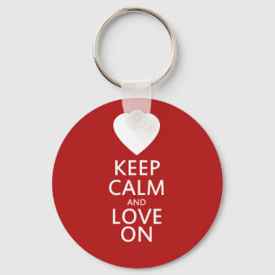 Love on for Valentines day Key Ring