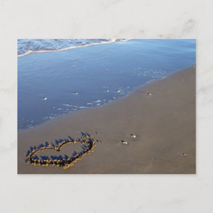 Love on the Beach Postcard