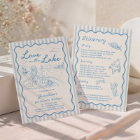 Love on the Lake Bachelorette Itinerary Party