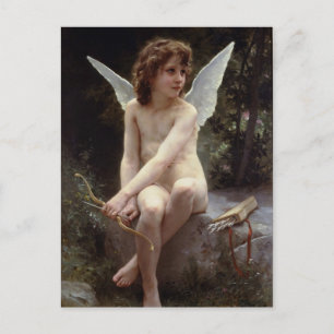 Love on the Lookout by William Bouguereau Postcard