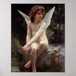 Love on the Lookout by William Bouguereau Poster