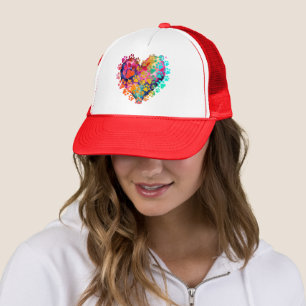 Love on the Road: Happy Saint Valentine's Day  Trucker Hat