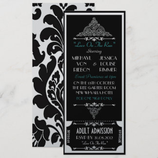 "Love On The Run" a runaway wedding Invitation