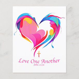 Love One Another Bible Verse John 1334 