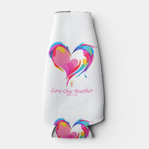 Love One Another Bible Verse John 1334  Bottle Cooler