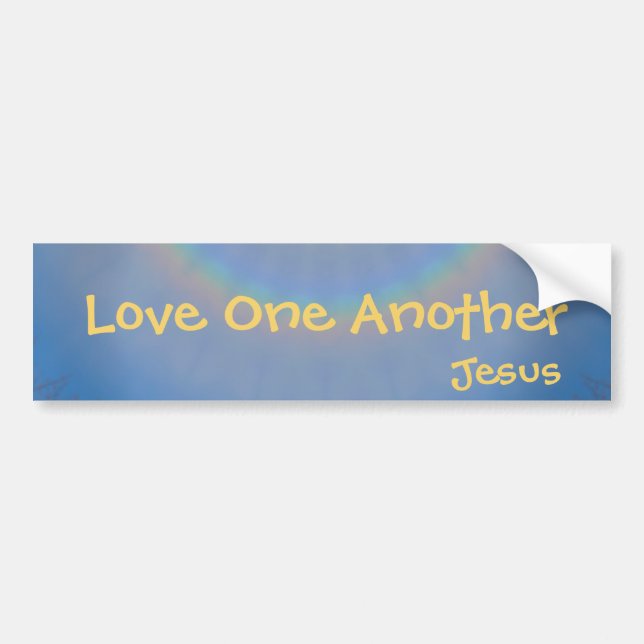 Love One Another Bumper Sticker (Front)