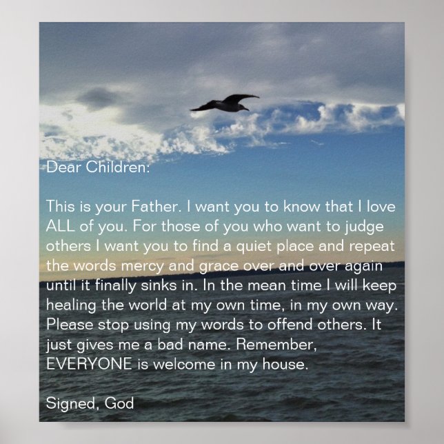 Love One Another by Tom Krause Poster (Front)