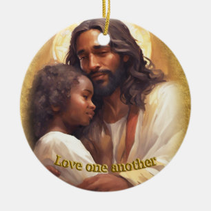 Love one Another Ceramic Ornament