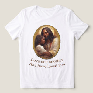Love one another Christian Tri-Blend Shirt