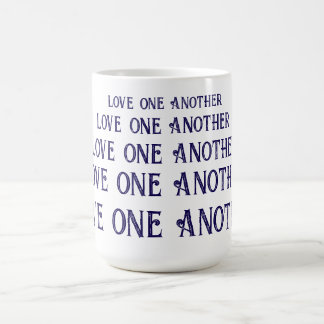 Love one another coffee mug