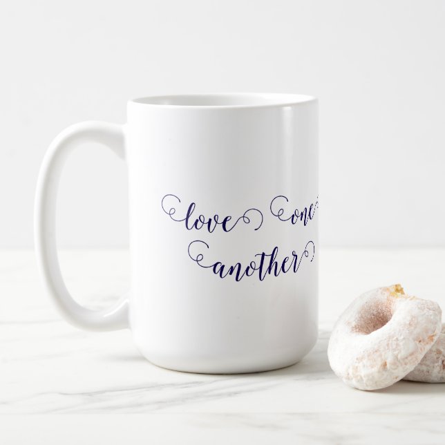 Love one another  coffee mug (With Donut)