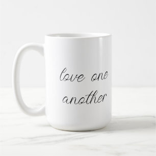 Love one another coffee mug