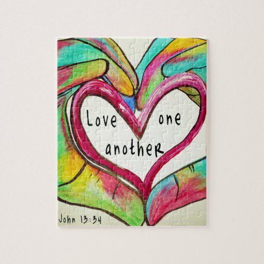 LOVE ONE ANOTHER JIGSAW PUZZLE