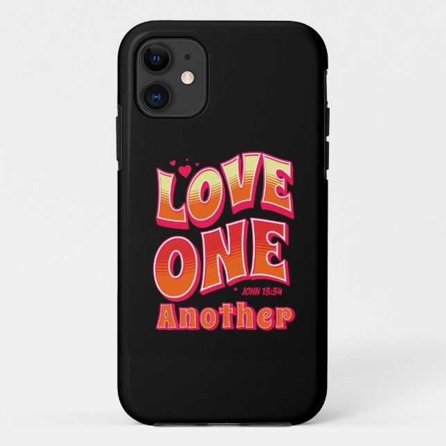 Love One Another John 13:34 Case-Mate iPhone Case (Back)