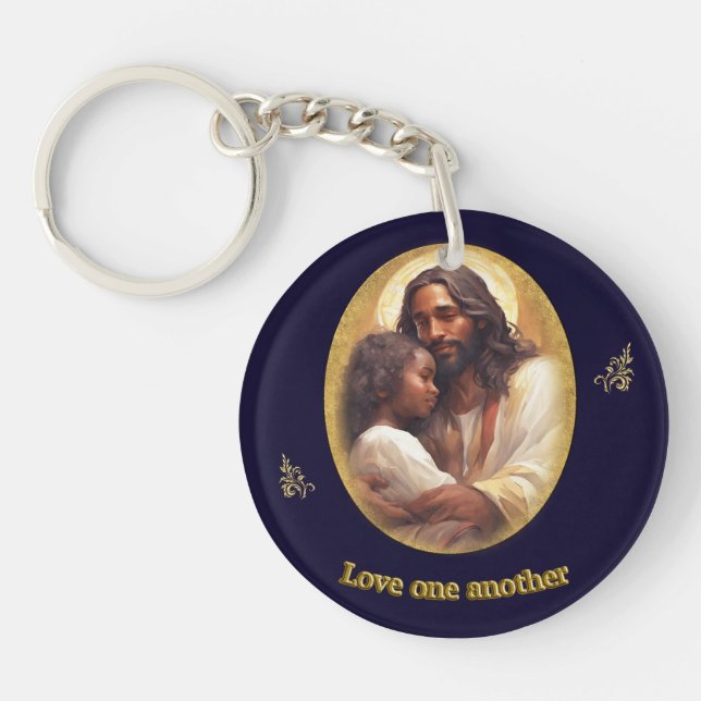Love one another key ring (Front)