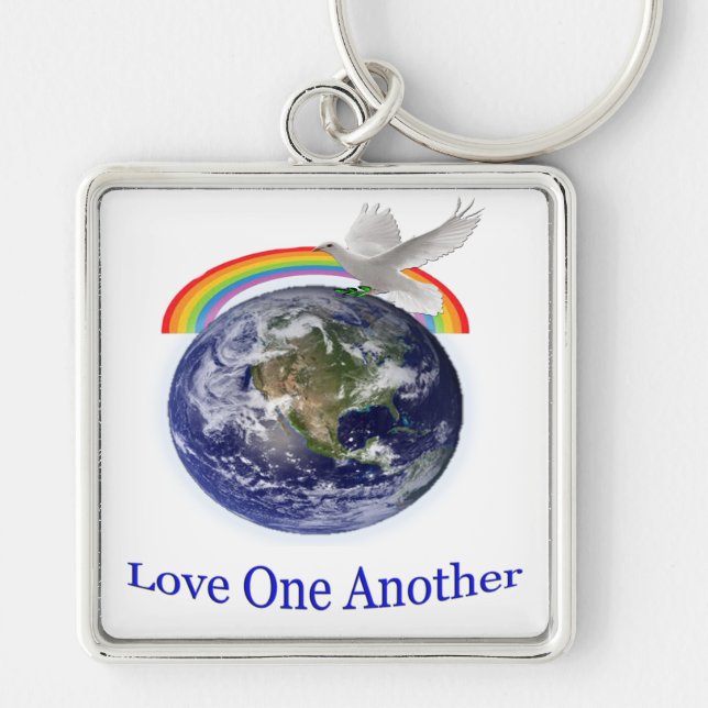 Love one Another Key Ring (Front)