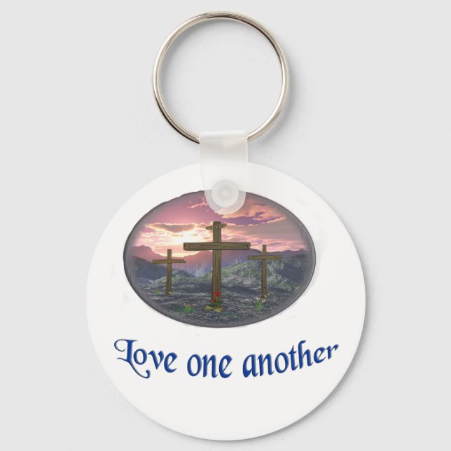 Love one another key ring (Front)