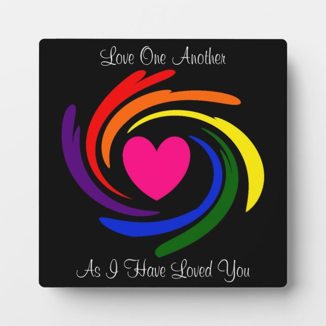 LOVE ONE ANOTHER PLAQUE (Front)