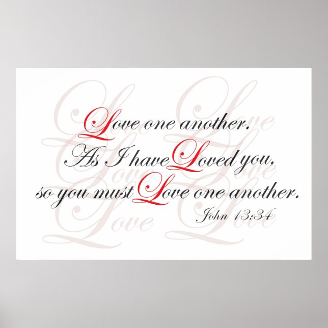 Love One Another Poster (Front)