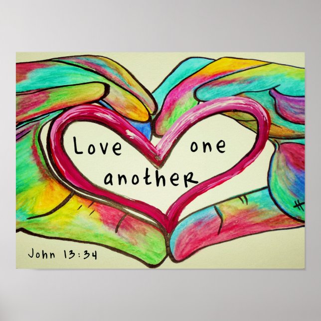 LOVE ONE ANOTHER POSTER (Front)