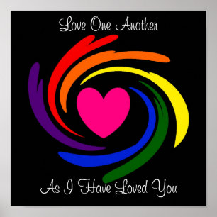LOVE ONE ANOTHER POSTER