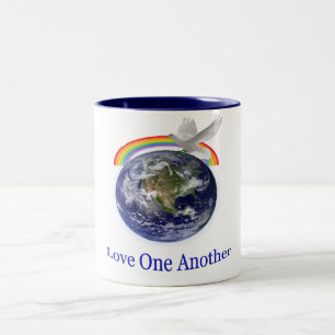 Love one Another Two-Tone Coffee Mug