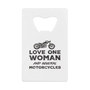 Love One Woman And Several Motorcycles Essential