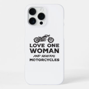Love One Woman And Several Motorcycles Essential iPhone 16 Pro Max Case