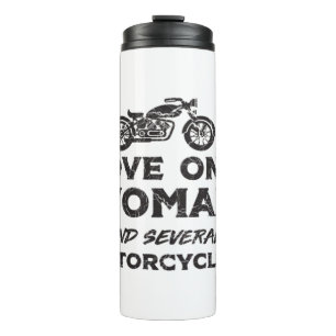Love One Woman And Several Motorcycles Essential Thermal Tumbler