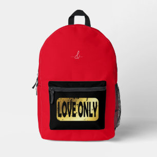 Love only T-Shirt Printed Backpack