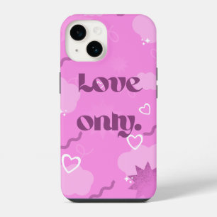 'Love Only' Y2K Aesthetic iPhone 14 Case