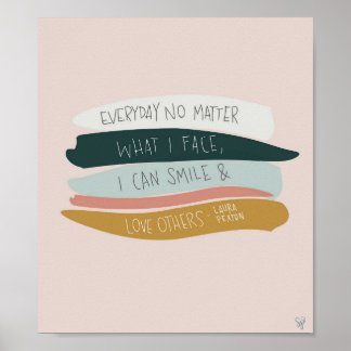 Love Others Quote by Laura Pexton Poster