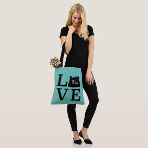 LOVE Otis Rope Black Tote Bag