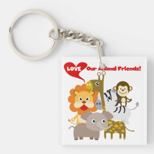 Love Our Animal Friends Key Ring