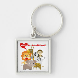 Love Our Animal Friends Key Ring