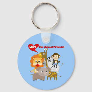 Love Our Animal Friends Key Ring