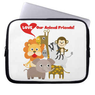 Love Our Animal Friends Laptop Sleeve