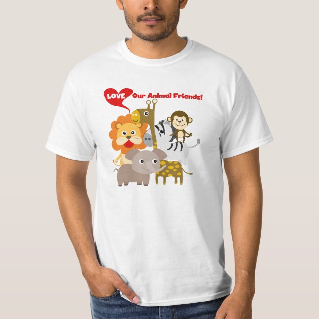 Love Our Animal Friends T-Shirt (Front)
