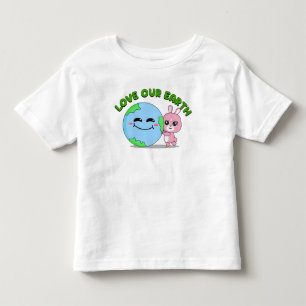 Love Our Earth: Animal Frienz for Kids Toddler T-Shirt