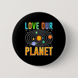 Love Our Planet 6 Cm Round Badge