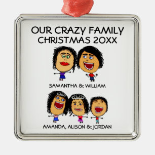 Love Our Three Crazy Kids Ornament