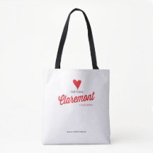 Love Our Town Claremont CA - Tote Bag