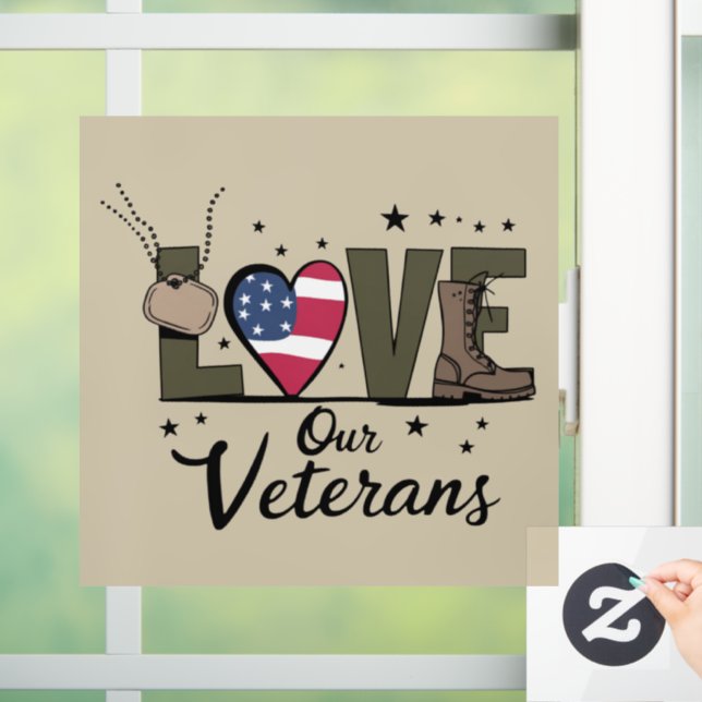 Love Our Veterans Day Proud Military Veteran Day  (Home)