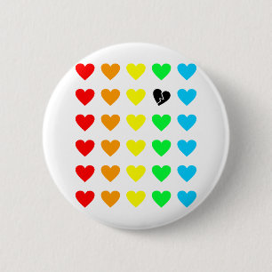 love outcast 6 cm round badge